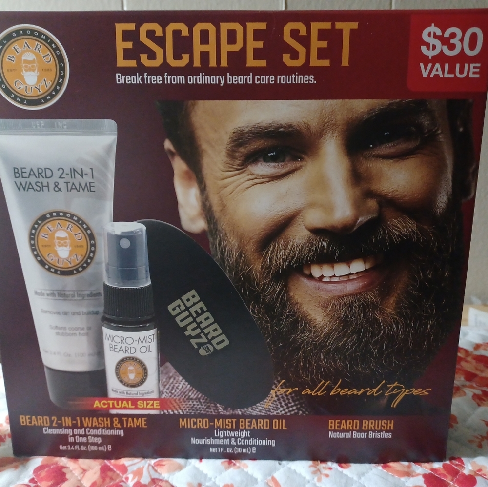 Beard Guyz Escape Set 4pc Beard Care